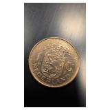 1979 Netherlands 1 Gulden coin featuring Queen