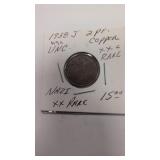 1938 2 pf copper Rare Nazi