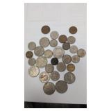 Mixed Columbian coins