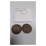 1914 Canadian pennies