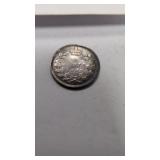 1893 Canadian 5 cent coin