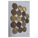 Tunisia 20 Millimes coins