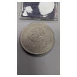 Mexico 1953 5 pesos silver
