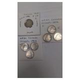 Canadian 1940's dimes