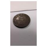 1927 Canadian 1 cent coin