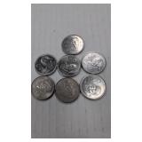 Mexican 50 Pesos coins (7)