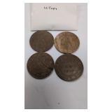 1910 Canadian pennies