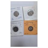 Germany coins 1902,1910 &1917