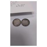 1904 Canadian 5 Cent coins