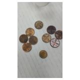 Mexico 1 Centavo coins -(10)