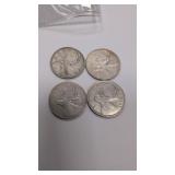 4X 1939 Quarters