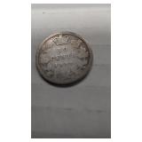 1899 Canadian 10cent coin