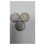 1950's Canadian quarters