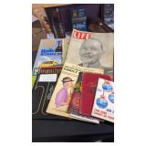 Vintage books and magazines