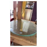 Glass table top