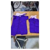 Hand knitted dog sweaters