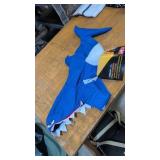 Shark Halloween dog costume sz lg