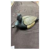 Wooden duck decoy