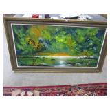 Framed Painting -K Lee