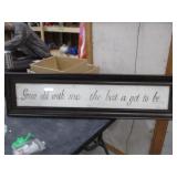 Grow Old With Me Inspiration Wall Art