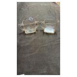 1930s Hazel Atlas Chevron cream/sugar