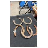 Used horse shoes