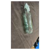 1900s Ross Belfast green gingerale bottle torpedo