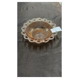 1930s hocking old colony lace serving bowl