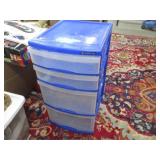 Blue 4 Drawer Organizer