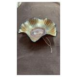 Fenton Rays Amethyst Carnival glass bowl