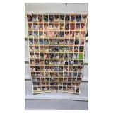 Sheet of hockey cards