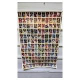 Sheet of hockey cards
