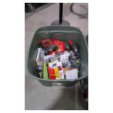 Bin of wires adapters chargers etc......