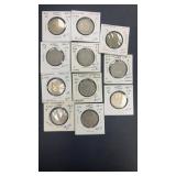 German / west German coins