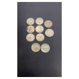 1940s- 1960s Canadian dimes