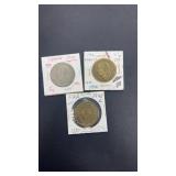 French francs 1933, 1946, 1940