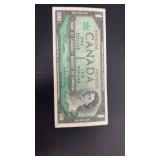 1967 Canadian $1 bill