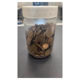 Jar of Canadian Pennieï¿½s