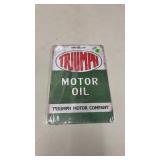 Triumph, motor oil, repo sign