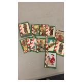 Santa trading cards