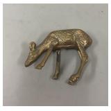 Small brass deer