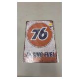 76 racing fuel repo sign