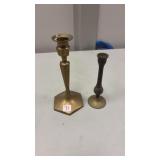 Brass candle holders
