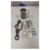 Mug of bottle openers