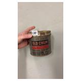 Old chum tobacco tin