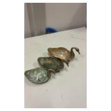 Brass duck trinket dishes