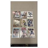 Sleeve of NHL trading cards