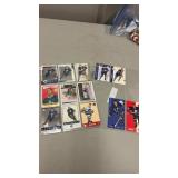 Sleeve of NHL trading cards