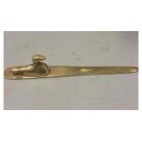 Brass duck letter opener