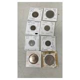 Colombian and Chilean coins